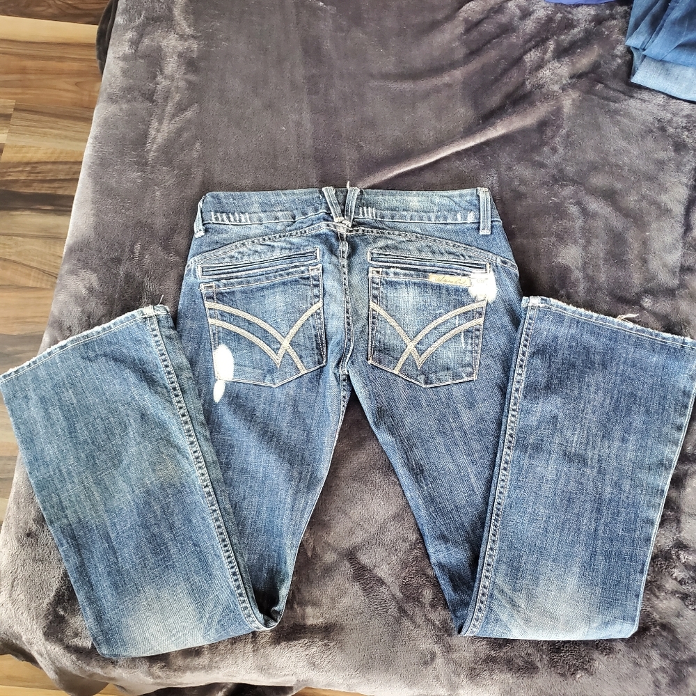 nwot William Rast ultra low rise jeans 27 savoy